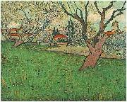 Vincent Van Gogh View of Arles with flowering trees oil